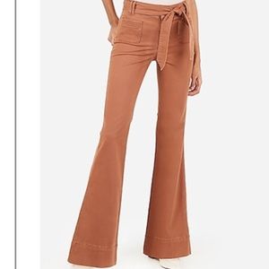 EXPRESS HIGH RISE BELL FLARE size 10 NWT